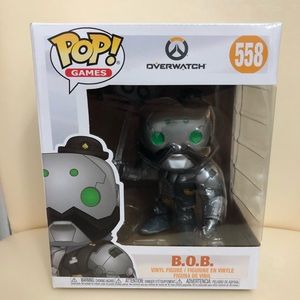 New FUNKO POP Games Overwatch B.O.B 558 Toy